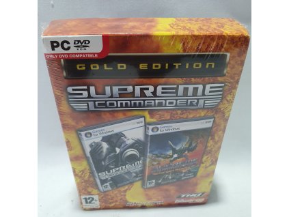 SUPREME COMMANDER GOLD EDITION (SUPREME COMMANDER + SUPREME COMMANDER FORGED ALLIANCE) PC DVD-ROM MALÁ KRABICA