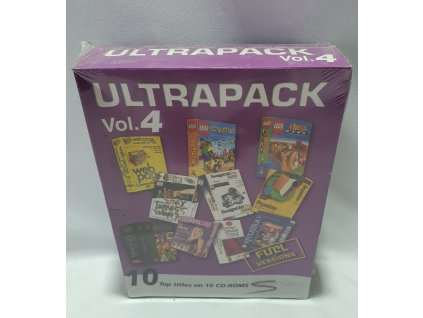 ULTRAPACK VOLUME 4 PC CD-ROM 10 PLNÝCH HIER VEĽKÁ KRABICA