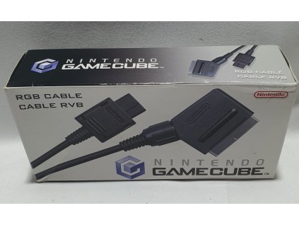 G3H NINTENDO ORIGINÁL RGB KÁBEL PRE NINTENDO GAMECUBE