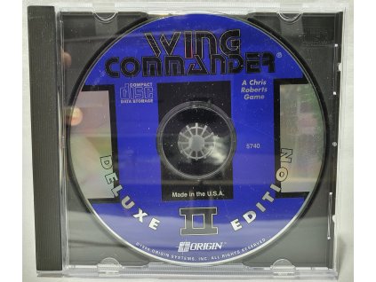 PC Wing Commander II: Vengeance of the Kilrathi Deluxe Edition PC CD-ROM pre MS-DOS v jewel case obale