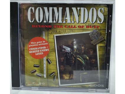 PC Commandos: Beyond the Call of Duty PC CD-ROM v jewel case obale