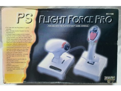 PXH INTERACT SV-1106 PS FLIGHT FORCE PRO - SADA JOYSTICK + THROTTLE PRE PLAYSTATION 1