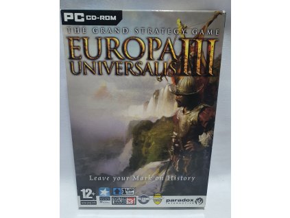 EUROPA UNIVERSALIS III PC CD-ROM MALÁ KRABICA BUNDLE S PRÍRUČKOU