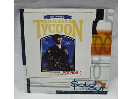 PC Sid Meier's Railroad Tycoon Deluxe Soldout Edícia MS-DOS / WIN 95 PC CD-ROM v papierovom obale