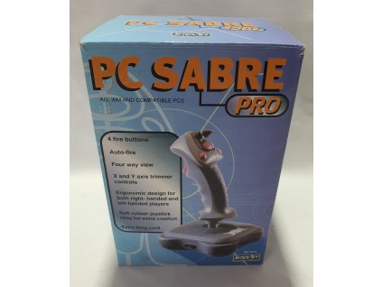 INTERACT SV-214 PC SABRE PRO - ANALÓGOVÝ JOYSTICK PRE IBM PC A KOMPATIBILNÉ (PRE MS-DOS A WIN 95 HRY)