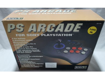 PXH INTERACT SV-1101 PS ARCADE CONTROLLER - OVLÁDAČ PRE PLAYSTATION 1