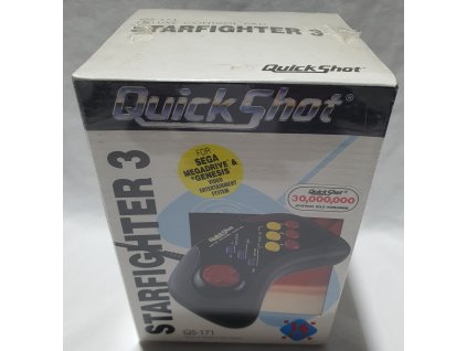 QUICKSHOT QS-171 STARFIGHTER 3 GAMEPAD PRE SEGA MEGA DRIVE (GENESIS)