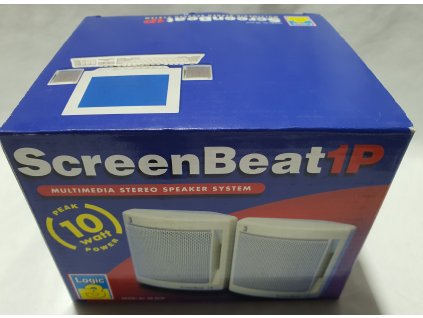 LOGIC3 SB 201P SCREENBEAT 1P Multimedia Stereo Speaker System - retro reproduktory k PC 10 Watt