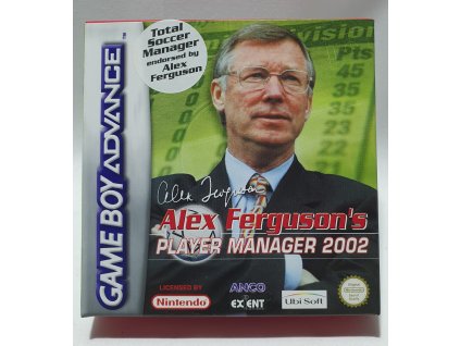 ALEX FERGUSON'S PLAYER MANAGER 2002 Game Boy Advance