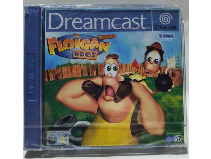 FLOIGAN BROS EPISODE 1 SEGA DREAMCAST ORIGINÁL FÓLIA - MIERNE POŠKODENÁ FÓLIA