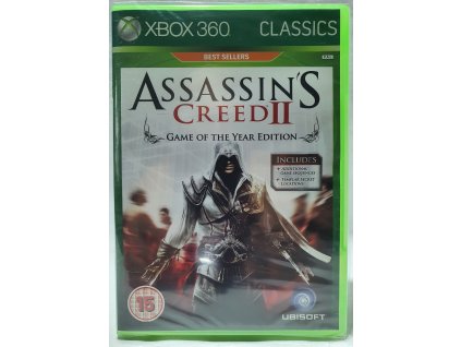 ASSASSIN'S CREED II Game of the Year Edition Classics Best Sellers Xbox 360