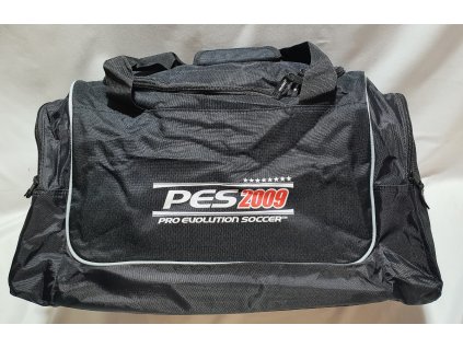 PES 2009 PRO EVOLUTION SOCCER 2009 STREDNE VEĽKÁ ŠPORTOVÁ TAŠKA ČIERNA
