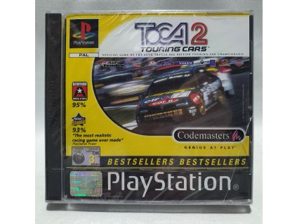 TOCA 2 Touring Cars Playstation 1 PAL ORIGINÁL FÓLIA POŠKODENÁ KRABIČKA