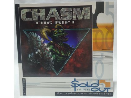 PC CHASM: THE RIFT SOLDOUT EDÍCIA PC CD-ROM pre Win 95/98 a MS-DOS V PAPIEROVOM OBALE