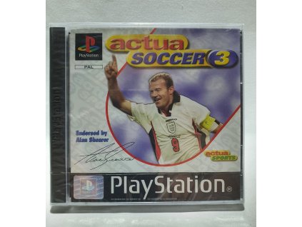 ACTUA SOCCER 3 Playstation 1 PAL SLES-01210 originál fólia - poškodená