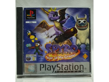 SPYRO YEAR OF THE DRAGON PLATINUM Playstation 1 PL / CZ / SK/ TUR