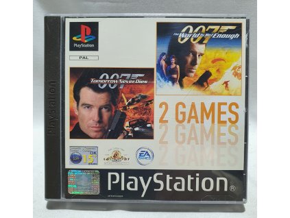 007 TOMORROW NEVER DIES + 007 THE WORLD IS NOT ENOUGH Playstation 1