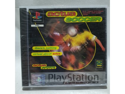 Actua Soccer Platinum Playstation 1 ORIGINÁL FÓLIA - Fólia poškodená