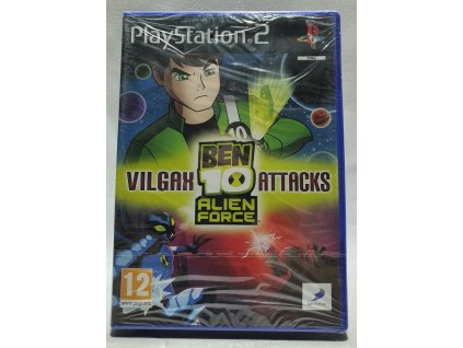 BEN 10 ALIEN FORCE: VILGAX ATTACKS Playstation 2 - originál fólia - poškodená
