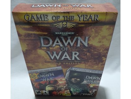 WARHAMMER 40000 DAWN OF WAR GOLD EDITION GAME OF THE YEAR PC DVD-ROM MALÁ KRABICA (DAWN OF WAR+DAWN F WAR WINTER ASSAULT)