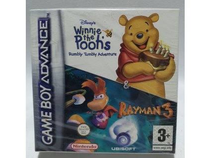 Winnie the Poohs Rumbly Tumbler Adventure and Rayman 3 Game Boy Advance