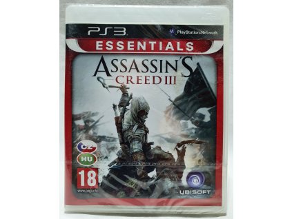 ASSASSIN'S CREED III Essentials PL/SK/CZ/HU verzia Playstation 3