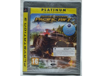 MOTORSTORM PACIFIC RIFT PLATINUM Playstation 3 PL/CZ/SK/HU OBAL