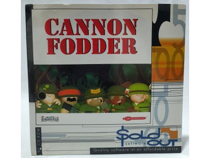 PC CANNON FODDER SOLDOUT EDÍCIA PC CD-ROM V PAIEROVOM OBALE