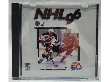 PC NHL 96 MS-DOS PC CD-ROM v jewel case obale