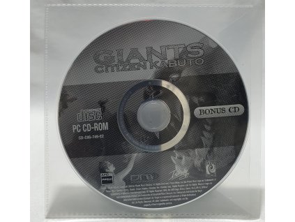 PC GIANTS CITIZEN KABUTO BONUS CD PC CD-ROM V PLASTOVOM OBALE