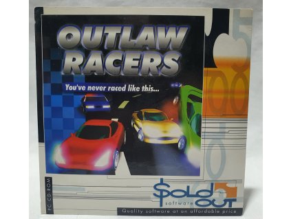 PC OUTLAW RACERS Soldout Edícia PC CD-ROM pre WIN 95/98 V PAPIEROVOM OBALE