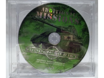 PC SUDDEN STRIKE: ADDITIONAL MISSIONS PC CD-ROM v jewel case obale