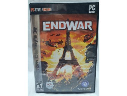 PC Tom Clancy's EndWar PC DVD-ROM ANGLICKÝ OBAL A MANUÁL