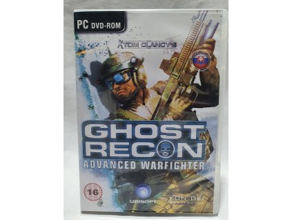 PC Tom Clancy's GHOST RECON ADVANCED WARFIGHTER PC DVD-ROM SLOVENSKÝ OBAL A MANUÁL
