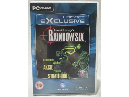 PC Tom Clancy's RAINBOW SIX EXCLUSIVE EDÍCIA PC CD-ROM SLOVENSKÝ OBAL A MANUÁL