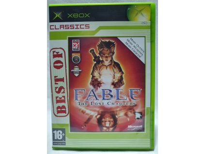 FABLE THE LOST CHAPTERS CLASSICS Xbox - PL/CZ/SK/HU BOX