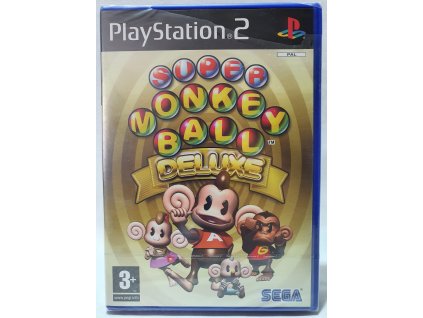 SUPER MONKEY BALL DELUXE Playstation 2 - originál fólia - poškodená
