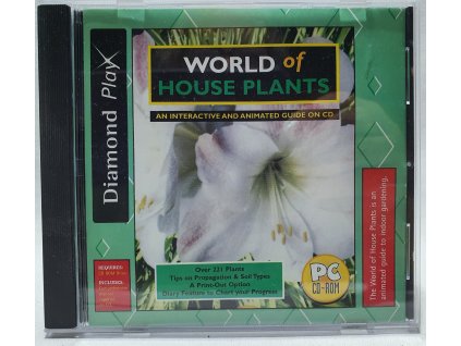 PC WORLD OF HOUSE PLANTS PC CD-ROM V JEWEL CASE OBALE