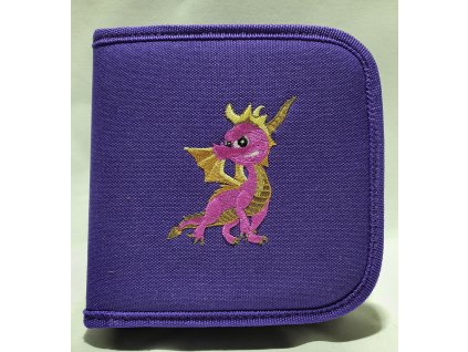 Spyro the Dragon 2 PS1 Game Disc Case Fialový