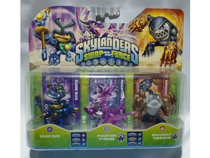 SKYLANDERS: SWAP FORCE TRIPLE PACK F -DUNE BUG + PHANTOM CYNDER + KNOCKOUT TERRAFIN