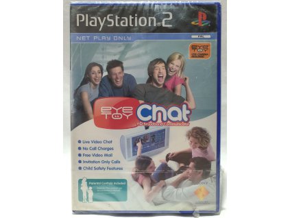 EYE TOY CHAT Playstation 2 ORIGINÁL FÓLIA - poškodená