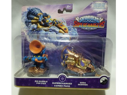 SKYLANDERS: SUPERCHARGERS SUPERCHARGED COMBO PACK - BIG BUBBLE POP FIZZ + SODA SKIMMER