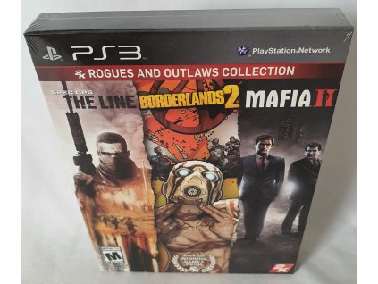 2K ROGUES & OUTLAWS COLLECTION (SPEC OPS THE LINE + BORDERLANDS 2 + MAFIA 2) Playstation 3