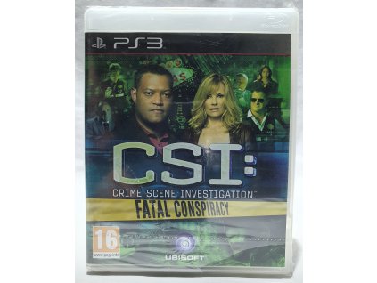 CSI: CRIME SCENE INVESTIGATION FATAL CONSPIRACY Playstation 3