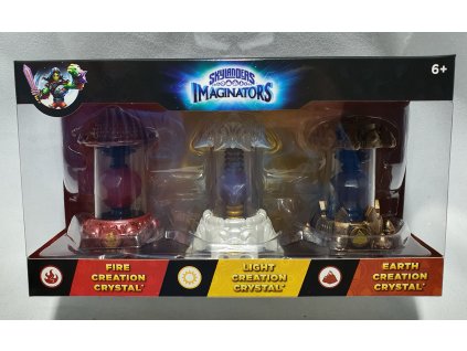 SKYLANDERS: IMAGINATORS CREATION CRYSTAL TRIPLE PACK C - FIRE + LIGHT+EARTH