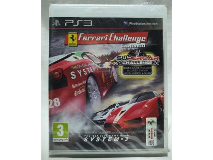 Ferrari Challenge Trofeo Pirelli & Supercar Challenge Playstation 3