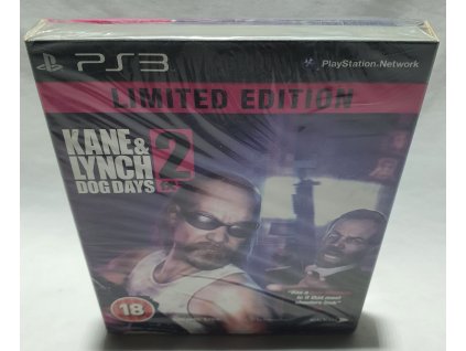 KANE & LYNCH 2 DOG DAYS LIMITED EDITION Playstation 3