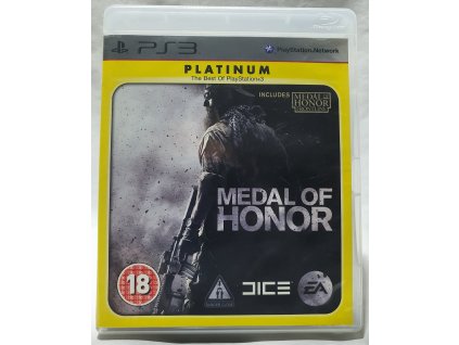 MEDAL OF HONOR Platinum Playstation 3