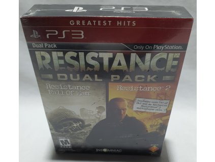 RESISTANCE DUAL PACK FALL OF MAN + RESISTANCE 2 Playstation 3