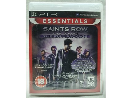 SAINTS ROW THE THIRD THE FULL PACKAGE Essentials Playstation 3